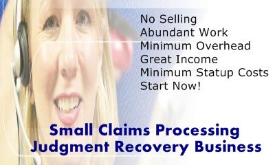 Start A Judgement Recovery Business - Business Ideas